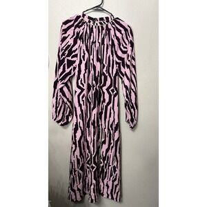 RHODE Fay Pink Zebra‎ Print Dress. See Measurements